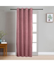 Home Beautiful                         7 ft. Wine Polyester Curtain