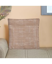 Home Beautiful                         Brown Polyester Cushion Cover