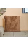 Home Beautiful                         Brown Polyester Cushion Cover