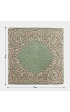 Home Beautiful                         Green Polyester Cushion Cover