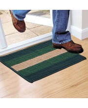 Home Beautiful                         Anti-Skid Blue Polypropylene Door Mat