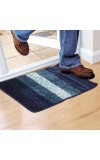 Home Beautiful                         Anti-Skid Blue Polyester Door Mat