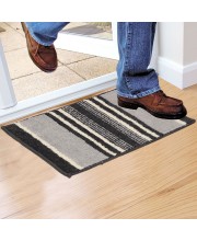 Home Beautiful                         Anti-Skid Grey Polyester Door Mat