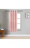 Home Beautiful                         5 ft. Pink Polyester Curtain