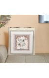 Home Beautiful                         White Polyester Cushion Cover