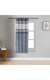 Home Beautiful                         5 ft. Blue Polyester Curtain