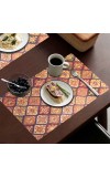 Home Beautiful Pvc Table Mat Set of 6 Home Beautiful Pvc Table Mat Set of 6