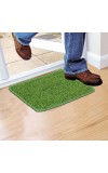 Home Beautiful                         Green Polyester Mats