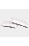 Home Beautiful                         White|Grey Memory Foam Cushion Set of 2