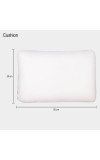 Home Beautiful                         White|Grey Memory Foam Cushion Set of 2