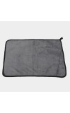 Home Beautiful                         Dark Grey Polyester Cleaning Towel