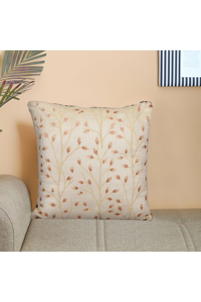 Home Beautiful                         Ivory Polyester Cushion