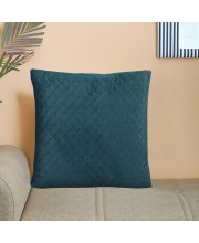 Home Beautiful                         Teal Blue Polyester Cushion Cover