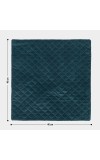 Home Beautiful                         Teal Blue Polyester Cushion Cover