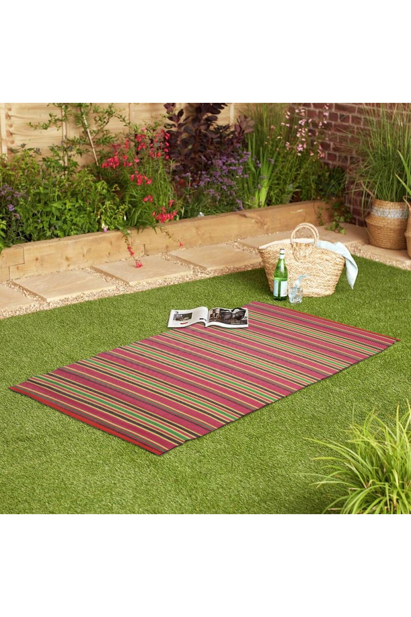 Home Beautiful                         Red PVC Floor Mat