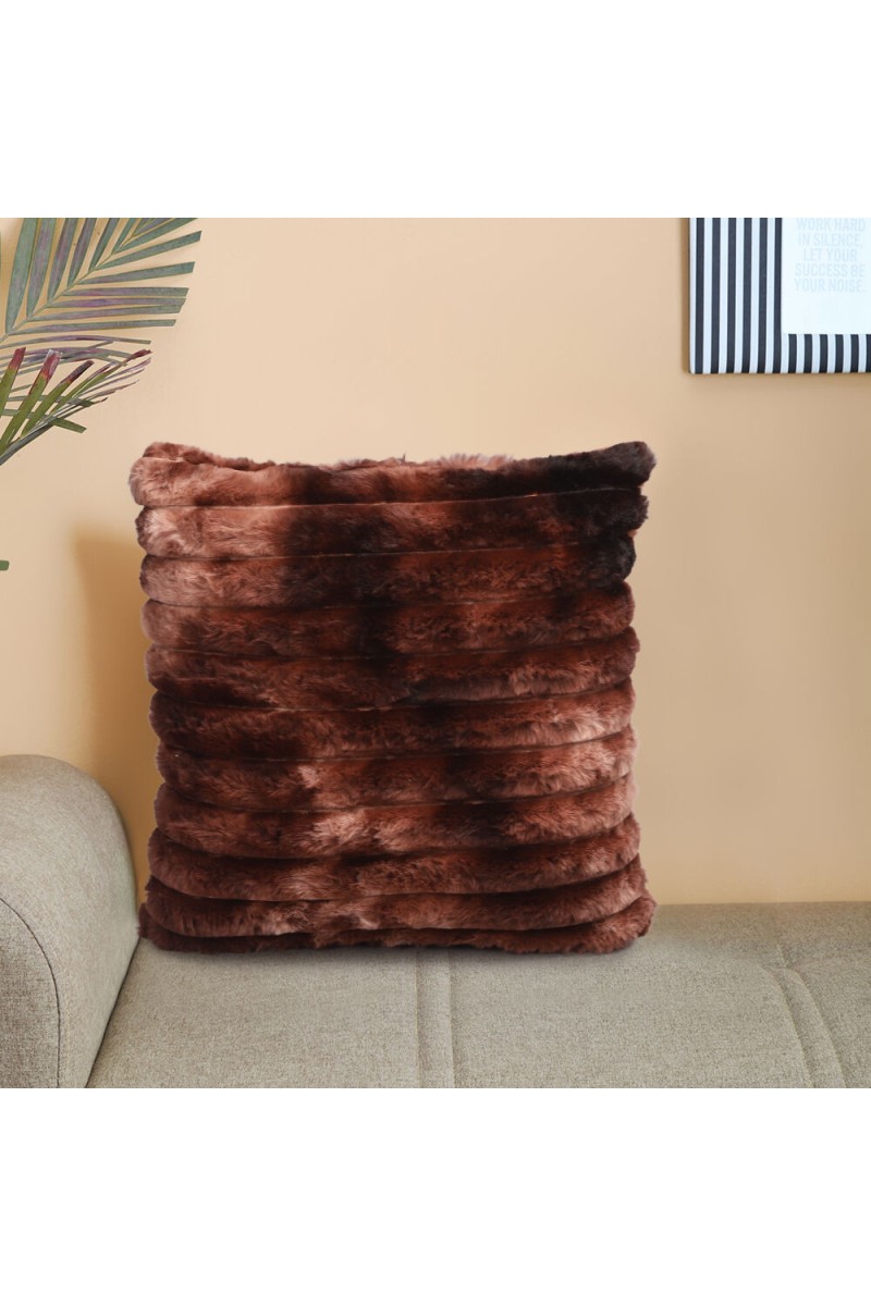 Home Beautiful                         Brown Polyester Cushion