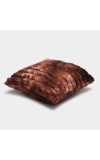Home Beautiful                         Brown Polyester Cushion