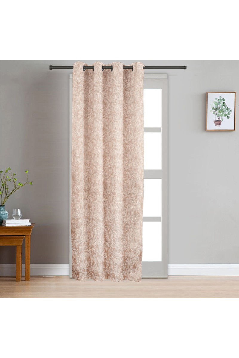 Home Beautiful                         7ft. Peach Curtain