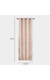 Home Beautiful                         7ft. Peach Curtain