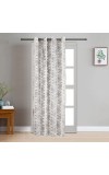 Home Beautiful                         7ft. Light Grey Polyester Curtain
