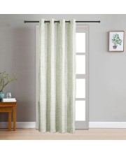 Home Beautiful                         7ft. Light Green Polyester Curtain