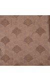 Home Beautiful                         5ft. Rich Chocolate Brown Embossed Eyelet Window Curtains