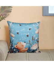 Home Beautiful                         Blue Polyester Cushion