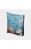 Home Beautiful                         Blue Polyester Cushion