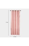 Home Beautiful                         Pink Polyester Curtain