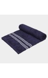 Home Beautiful                         350 GSM Navy Blue Cotton Bath Towel