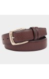 Black Tie                         Men's Brown Polyurethane Formal Belt