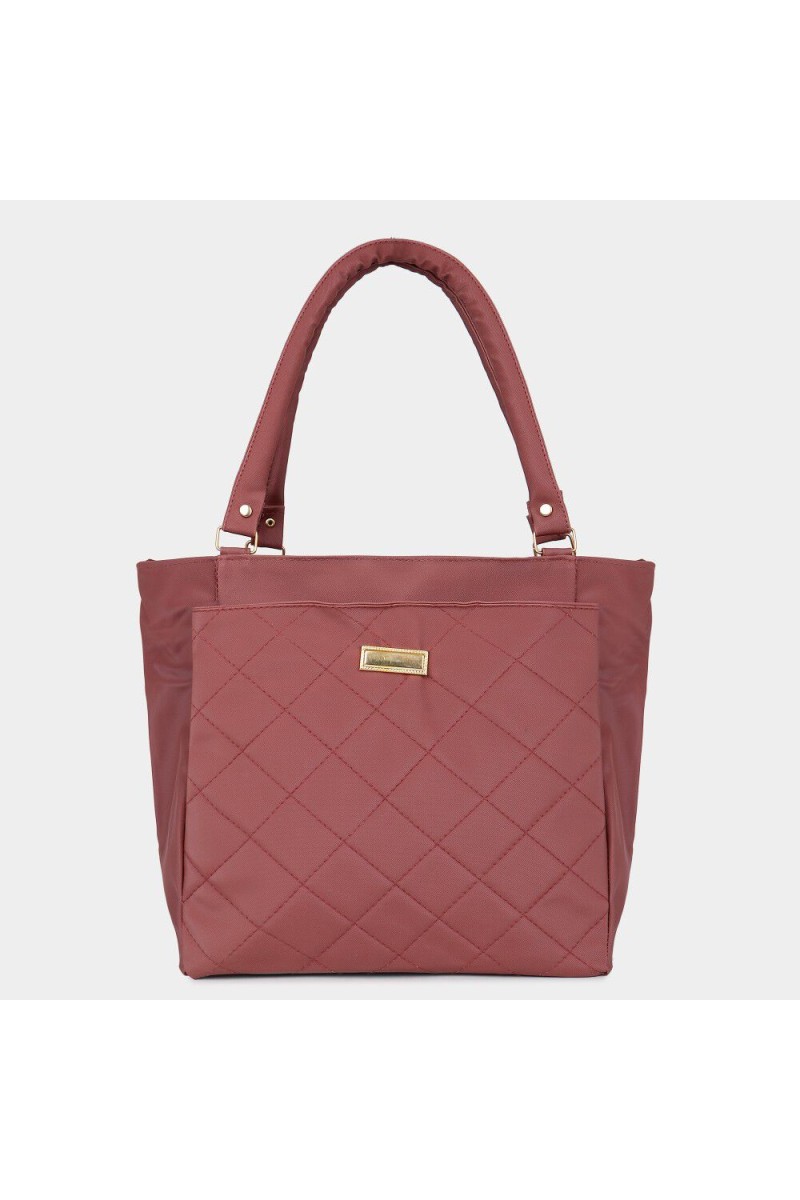 Lucky Charm                         Women's Maroon Polyurethane Tote Bag