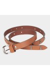 Lucky Charm                         Women's Tan Polyurethane Belt