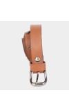Lucky Charm                         Women's Tan Polyurethane Belt