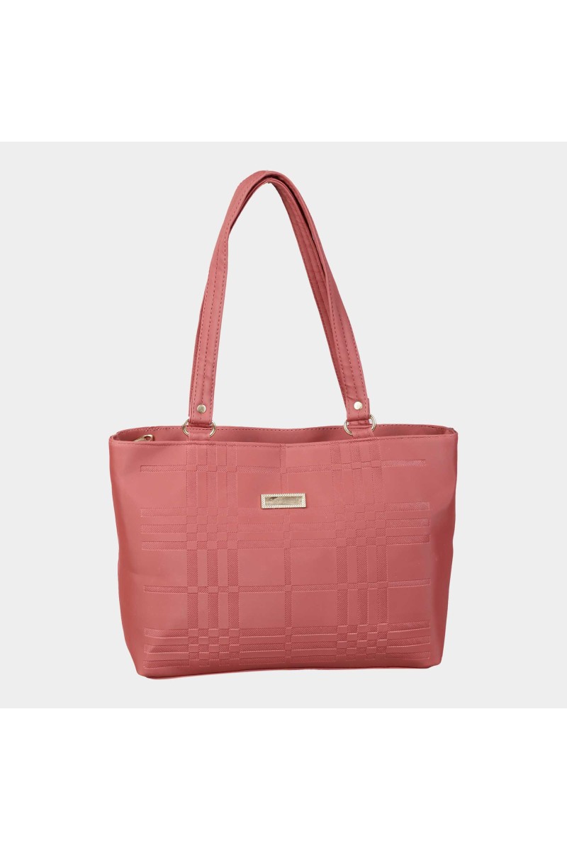 Lucky Charm                         Women's Pink Polyurethane Hand Bag