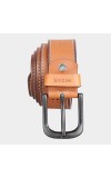 Black Tie                         Men's Tan Polyurethane Casual Belt