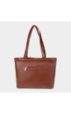 Lucky Charm                         Women's Brown Polyurethane Tote Bag