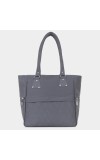 Lucky Charm Women's Grey Polyurethane Hand Bag Lucky Charm Women's Grey Polyurethane Hand Bag