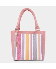Lucky Charm                         Women's Pink Polyurethane Tote Bag