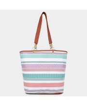 Lucky Charm                         Women's Multicolour Polyurethane Tote Bag