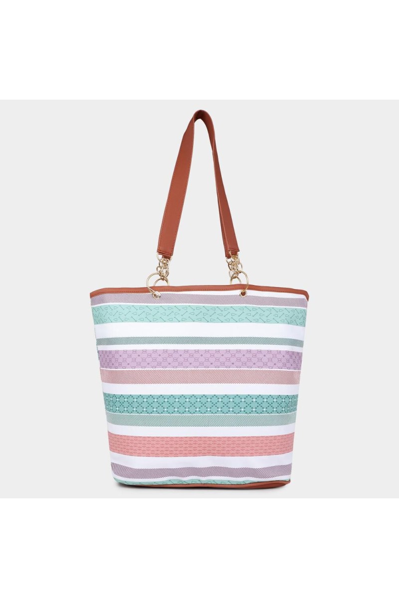 Lucky Charm                         Women's Multicolour Polyurethane Tote Bag