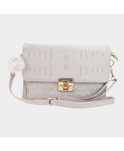 Lucky Charm                         Women's Grey Polyurethane Sling Bag