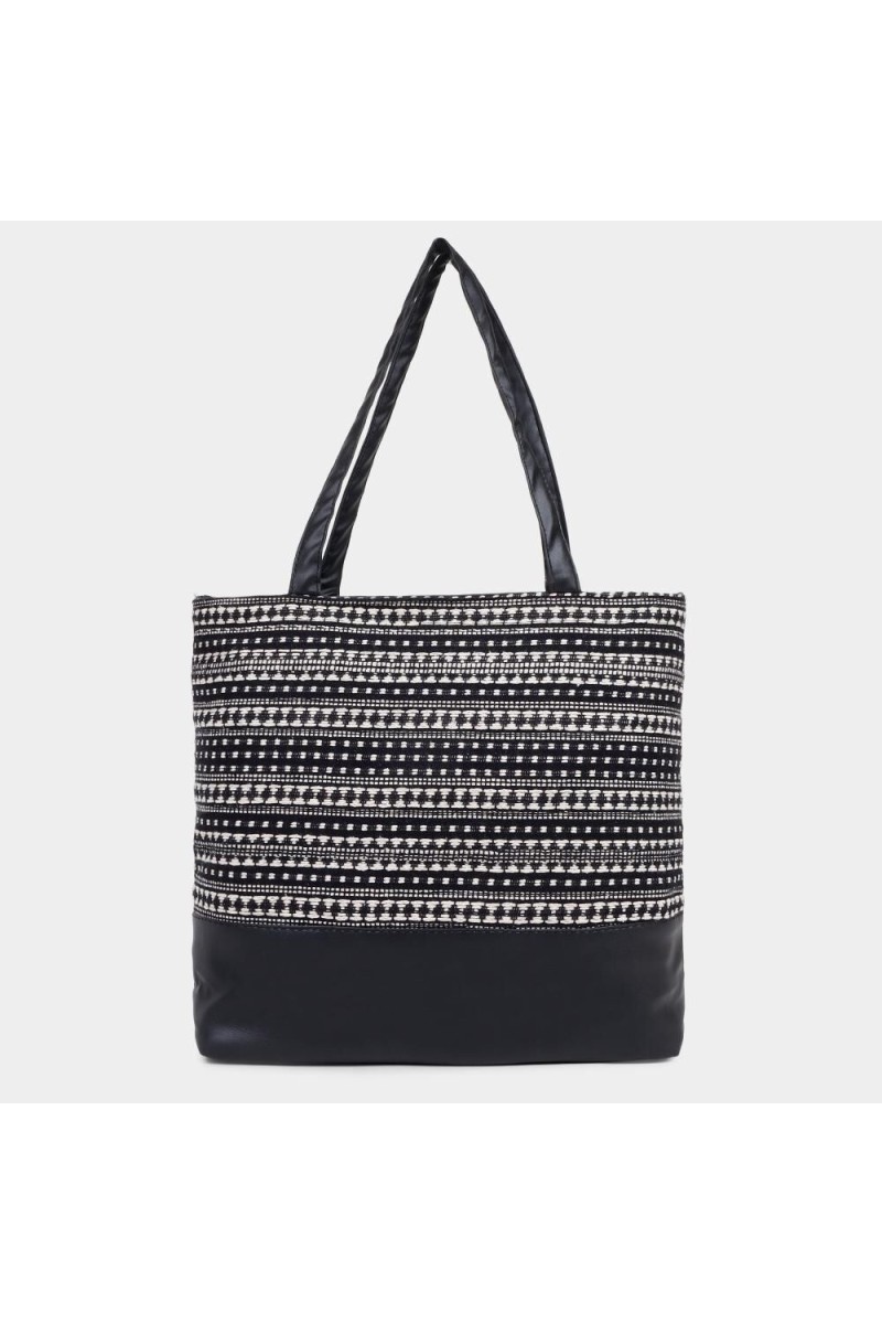 Lucky Charm                         Women's Black Canvas Tote Bag