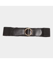 Lucky Charm                         Women's Black Polyurethane Belt