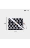 Lucky Charm                         Women's Black &amp; White Polyurethane Sling Bag