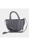 Lucky Charm Women's Grey Polyurethane Sling Bag Lucky Charm Women's Grey Polyurethane Sling Bag