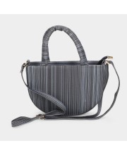 Lucky Charm                         Women's Grey Polyurethane Sling Bag