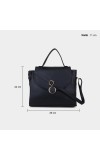Lucky Charm Women's Black Polyurethane Hand Bag Lucky Charm Women's Black Polyurethane Hand Bag