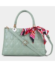 Lucky Charm                         Women's Light Green Polyurethane Hand Bag