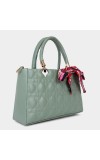 Lucky Charm                         Women's Light Green Polyurethane Hand Bag